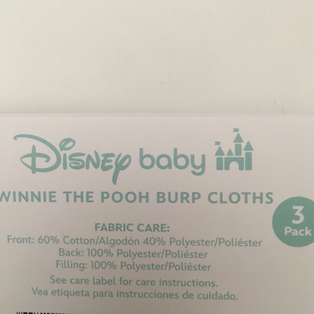 Burp Cloths 3 pack Pink Minnie Mouse Theme NEW Disney Baby - Picture 2 of 8